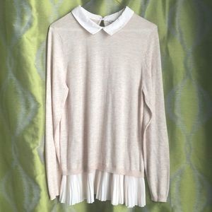 Miss Selfridge Peter Pan Collar Sweater size 8